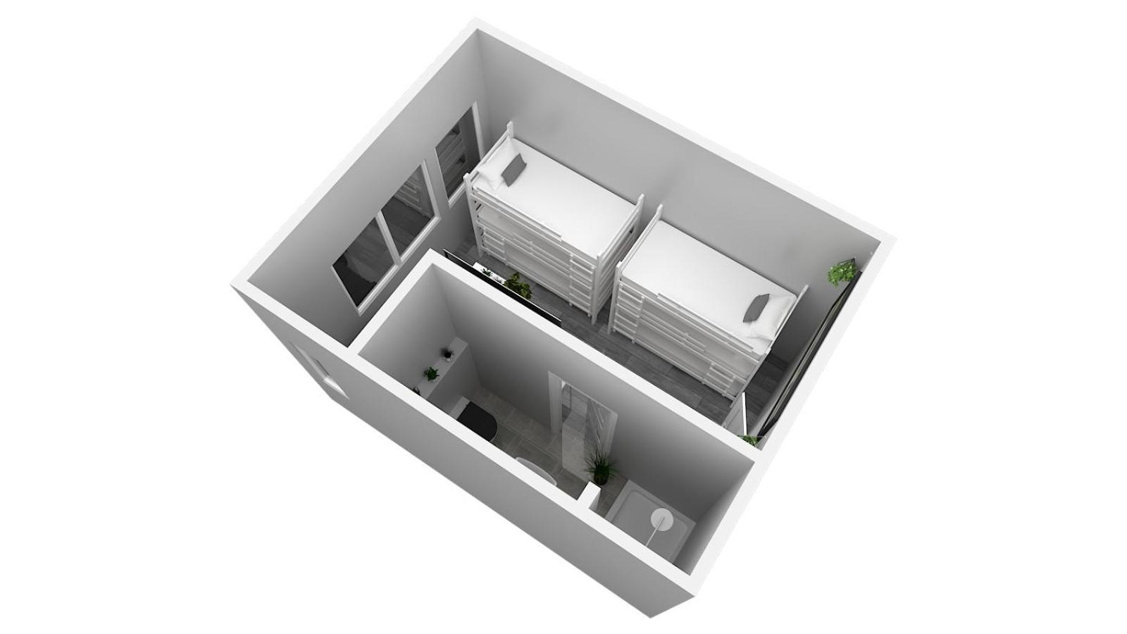 Hotel Ulm Zentrum - Komplettes Zimmer, Hochbett, Android Tv & Eigenem Bad - Perfekt Fuer Familien & Gruppen Номер фото